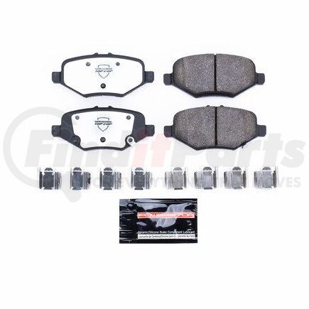 Z37-1612 by POWERSTOP BRAKES - Z37 TOP COP CARBON-FIBER CERAMIC BRAKE PADS W/ HARDWARE