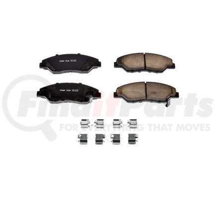 17-774 by POWERSTOP BRAKES - Z17 EVOLUTION CERAMIC BRAKE PADS W/ HARDWARE