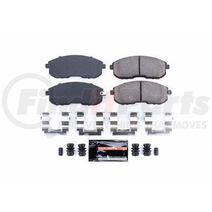 Z23430 by POWERSTOP BRAKES - Z23 EVOLUTION SPORT CARBON-FIBER BRAKE PADS W/ HARDWARE