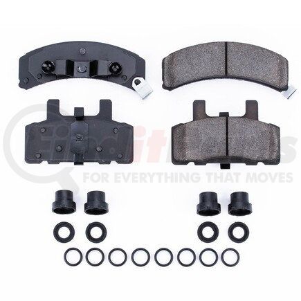 17-369 by POWERSTOP BRAKES - Z17 EVOLUTION CERAMIC BRAKE PADS W/ HARDWARE