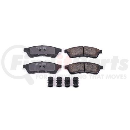 171030 by POWERSTOP BRAKES - Z17 EVOLUTION CERAMIC BRAKE PADS W/ HARDWARE