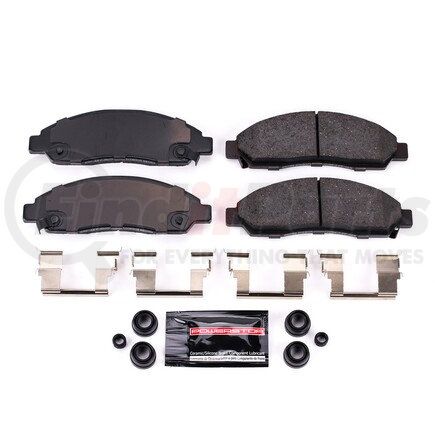 Z231039 by POWERSTOP BRAKES - Z23 EVOLUTION SPORT CARBON-FIBER BRAKE PADS W/ HARDWARE