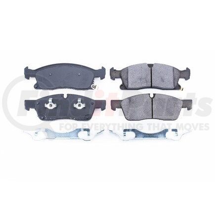 17-1904 by POWERSTOP BRAKES - Z17 EVOLUTION CERAMIC BRAKE PADS W/ HARDWARE