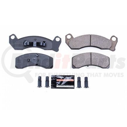 Z23199 by POWERSTOP BRAKES - Z23 EVOLUTION SPORT CARBON-FIBER BRAKE PADS W/ HARDWARE