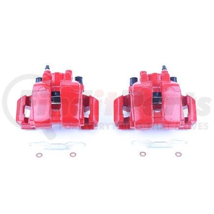 S3116 by POWERSTOP BRAKES - Red Powder Coated Calipers