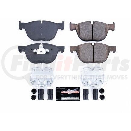 Z231294 by POWERSTOP BRAKES - Z23 EVOLUTION SPORT CARBON-FIBER BRAKE PADS W/ HARDWARE