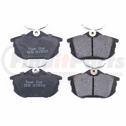 17-838 by POWERSTOP BRAKES - Z17 EVOLUTION CERAMIC BRAKE PADS W/ HARDWARE