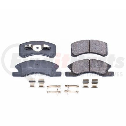 17-1731 by POWERSTOP BRAKES - Z17 EVOLUTION CERAMIC BRAKE PADS W/ HARDWARE