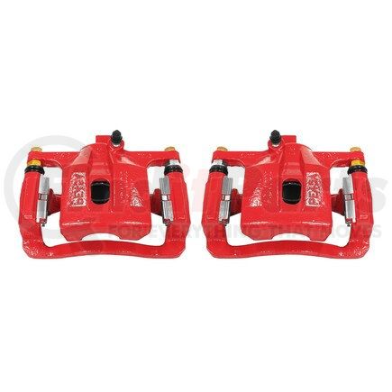 S5020 by POWERSTOP BRAKES - Red Powder Coated Calipers