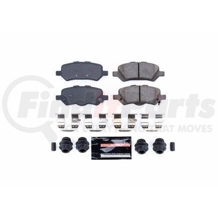 Z231402 by POWERSTOP BRAKES - Z23 EVOLUTION SPORT CARBON-FIBER BRAKE PADS W/ HARDWARE