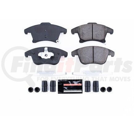 Z231653 by POWERSTOP BRAKES - Z23 EVOLUTION SPORT CARBON-FIBER BRAKE PADS W/ HARDWARE