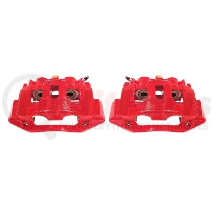 S5306 by POWERSTOP BRAKES - Red Powder Coated Calipers