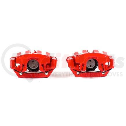 S5050 by POWERSTOP BRAKES - Red Powder Coated Calipers