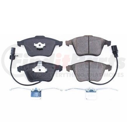 17-915A by POWERSTOP BRAKES - Z17 EVOLUTION CERAMIC BRAKE PADS W/ HARDWARE