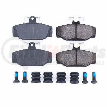 17391 by POWERSTOP BRAKES - Z17 EVOLUTION CERAMIC BRAKE PADS W/ HARDWARE