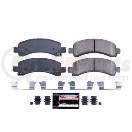 Z23974A by POWERSTOP BRAKES - Z23 EVOLUTION SPORT CARBON-FIBER BRAKE PADS W/ HARDWARE