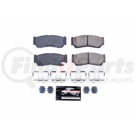 Z231297 by POWERSTOP BRAKES - Z23 EVOLUTION SPORT CARBON-FIBER BRAKE PADS W/ HARDWARE