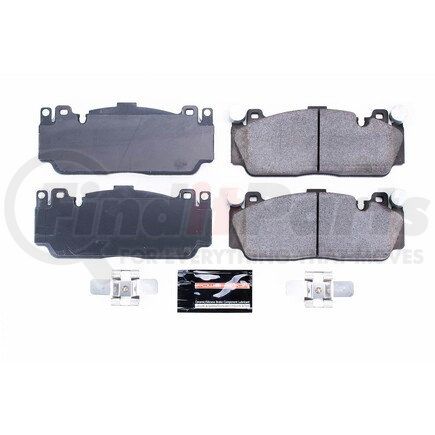 Z231648 by POWERSTOP BRAKES - Z23 EVOLUTION SPORT CARBON-FIBER BRAKE PADS W/ HARDWARE