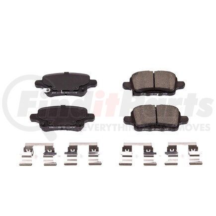 Z231915 by POWERSTOP BRAKES - Z23 EVOLUTION SPORT CARBON-FIBER BRAKE PADS W/ HARDWARE