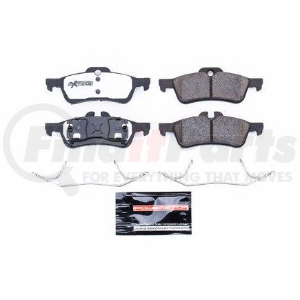 Z261060 by POWERSTOP BRAKES - Z26 STREET PERFORMANCE CARBON-FIBER CERAMIC BRAKE PADS W/ HARDWARE