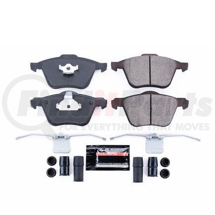 Z23979 by POWERSTOP BRAKES - Z23 EVOLUTION SPORT CARBON-FIBER BRAKE PADS W/ HARDWARE