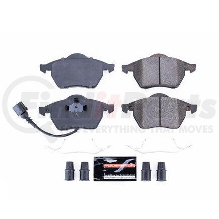 Z23687A by POWERSTOP BRAKES - Z23 EVOLUTION SPORT CARBON-FIBER BRAKE PADS W/ HARDWARE