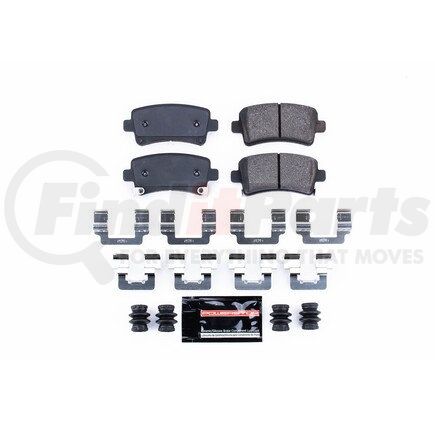 Z231430 by POWERSTOP BRAKES - Z23 EVOLUTION SPORT CARBON-FIBER BRAKE PADS W/ HARDWARE