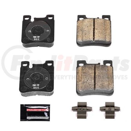 Z23603 by POWERSTOP BRAKES - Z23 EVOLUTION SPORT CARBON-FIBER BRAKE PADS W/ HARDWARE