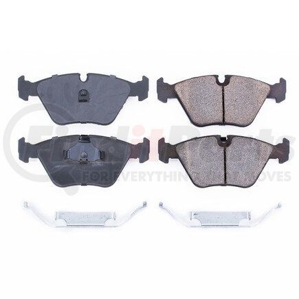 17-394 by POWERSTOP BRAKES - Z17 EVOLUTION CERAMIC BRAKE PADS W/ HARDWARE