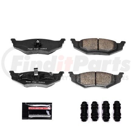 Z23641 by POWERSTOP BRAKES - Z23 EVOLUTION SPORT CARBON-FIBER BRAKE PADS W/ HARDWARE