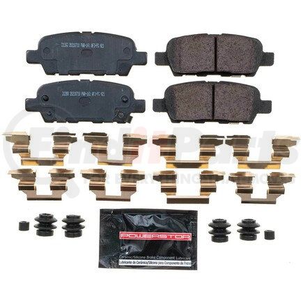 Z231288 by POWERSTOP BRAKES - Z23 EVOLUTION SPORT CARBON-FIBER BRAKE PADS W/ HARDWARE