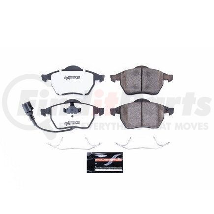 Z26687A by POWERSTOP BRAKES - Z26 STREET PERFORMANCE CARBON-FIBER CERAMIC BRAKE PADS W/ HARDWARE