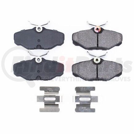 17-610 by POWERSTOP BRAKES - Z17 EVOLUTION CERAMIC BRAKE PADS W/ HARDWARE