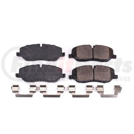 17-1098 by POWERSTOP BRAKES - Z17 EVOLUTION CERAMIC BRAKE PADS W/ HARDWARE