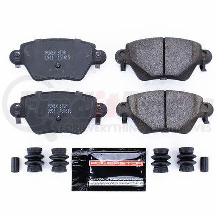 Z23911 by POWERSTOP BRAKES - Z23 EVOLUTION SPORT CARBON-FIBER BRAKE PADS W/ HARDWARE