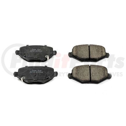 16-1719 by POWERSTOP BRAKES - Z16 EVOLUTION CERAMIC BRAKE PADS