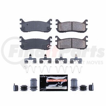 Z23636 by POWERSTOP BRAKES - Z23 EVOLUTION SPORT CARBON-FIBER BRAKE PADS W/ HARDWARE