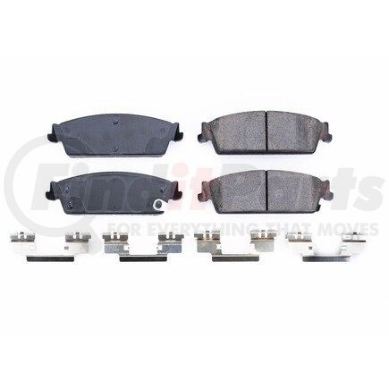 17-1194 by POWERSTOP BRAKES - Z17 EVOLUTION CERAMIC BRAKE PADS W/ HARDWARE