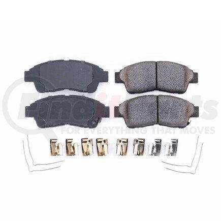 17-562 by POWERSTOP BRAKES - Z17 EVOLUTION CERAMIC BRAKE PADS W/ HARDWARE