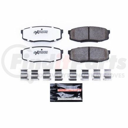 Z36-1304 by POWERSTOP BRAKES - Z36 TRUCK & TOW CARBON-FIBER CERAMIC BRAKE PADS W/ HARDWARE