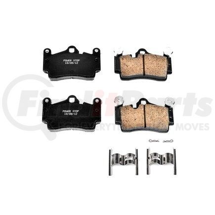 17-978 by POWERSTOP BRAKES - Z17 EVOLUTION CERAMIC BRAKE PADS W/ HARDWARE