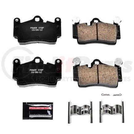 Z23978 by POWERSTOP BRAKES - Z23 EVOLUTION SPORT CARBON-FIBER BRAKE PADS W/ HARDWARE