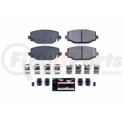 Z231596 by POWERSTOP BRAKES - Z23 EVOLUTION SPORT CARBON-FIBER BRAKE PADS W/ HARDWARE