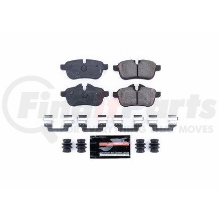 Z231433 by POWERSTOP BRAKES - Z23 EVOLUTION SPORT CARBON-FIBER BRAKE PADS W/ HARDWARE