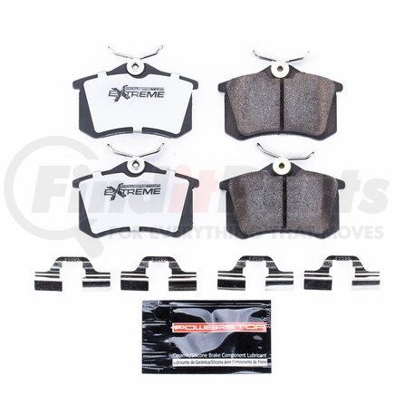 Z26340A by POWERSTOP BRAKES - Z26 STREET PERFORMANCE CARBON-FIBER CERAMIC BRAKE PADS W/ HARDWARE