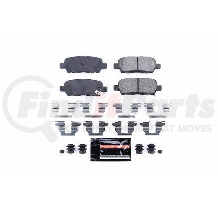 Z23905 by POWERSTOP BRAKES - Z23 EVOLUTION SPORT CARBON-FIBER BRAKE PADS W/ HARDWARE