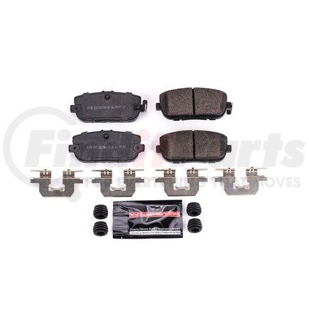 Z231180 by POWERSTOP BRAKES - Z23 EVOLUTION SPORT CARBON-FIBER BRAKE PADS W/ HARDWARE