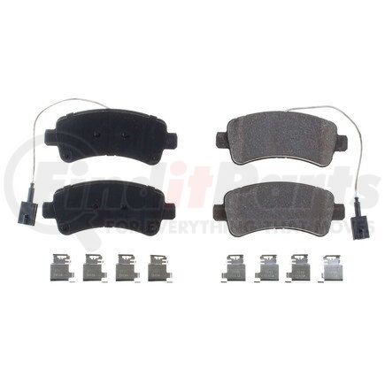 17-1840 by POWERSTOP BRAKES - Z17 EVOLUTION CERAMIC BRAKE PADS W/ HARDWARE