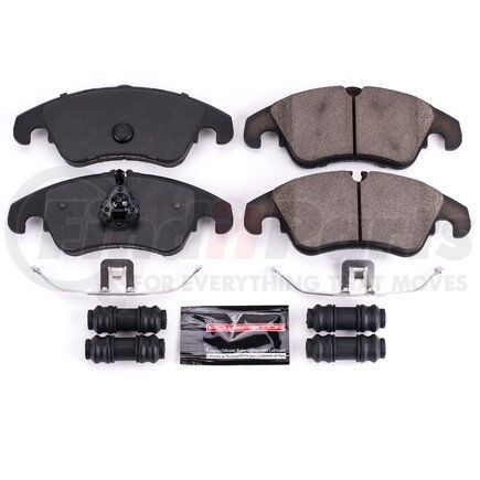 Z231322 by POWERSTOP BRAKES - Z23 EVOLUTION SPORT CARBON-FIBER BRAKE PADS W/ HARDWARE