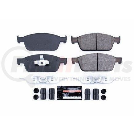 Z231668 by POWERSTOP BRAKES - Z23 EVOLUTION SPORT CARBON-FIBER BRAKE PADS W/ HARDWARE